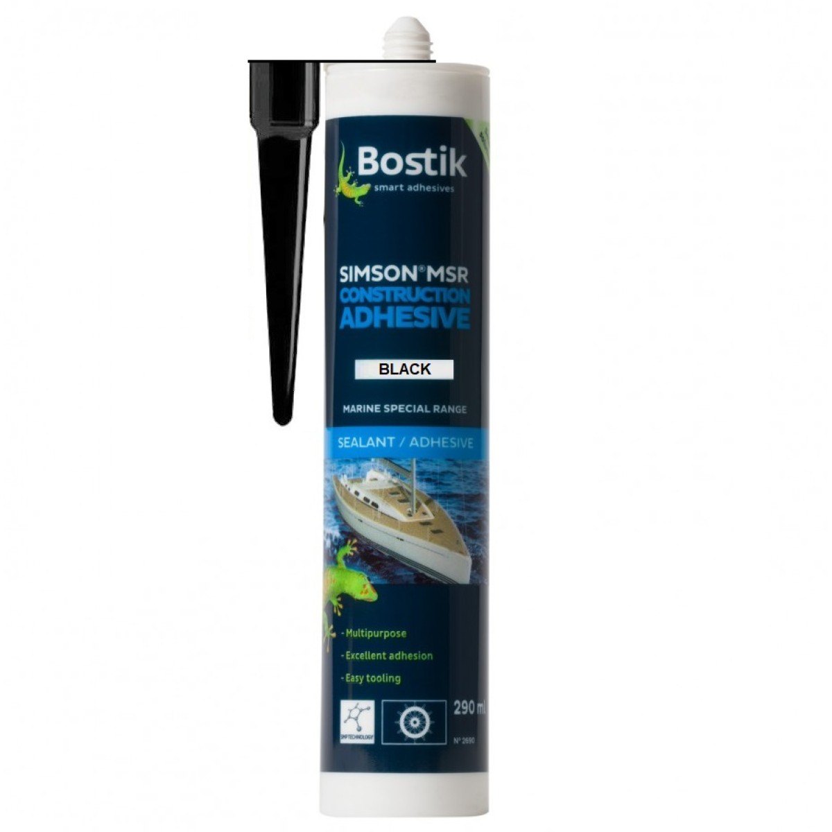Bostik Simson MSR Marine Construction Adhesive Sealant Black | Sealants ...