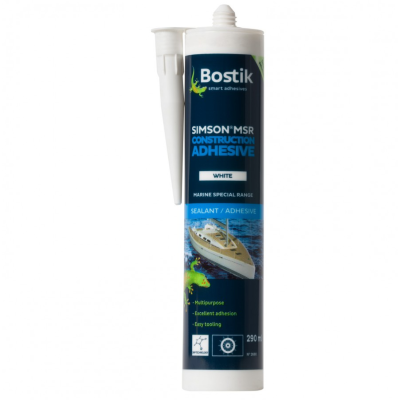 Bostik Simson MSR Marine Construction Adhesive Sealant White