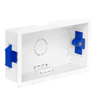 Dencon Lyvia Dry Lining Electrical 2 Gang Plasterboard Back Box 36mm 8896NB