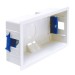 Dencon Lyvia Dry Lining Electrical 2 Gang Plasterboard Back Box 36mm 8896NB