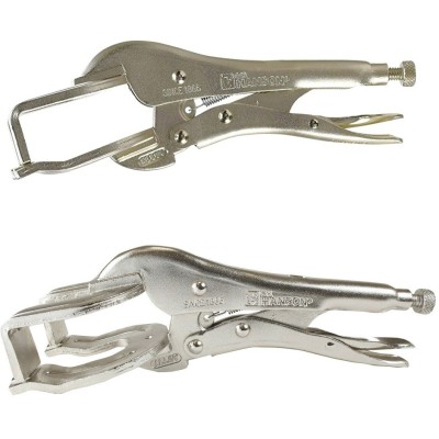 CH Hanson 9 inch Locking Welding Forked Clamp Pliers 70900