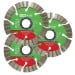 Coreplus 115mm Hybrid Turbo Grinder Diamond Cutting Blade 3pc Set