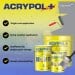 Acrypol Waterproof Roof Coating Fibre Reinforced 5kg Black ACRY-FSOLB-5