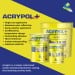 Acrypol 5kg Black Waterproof Roof Coating Fibre Reinforced ACRY-FSOLB-5