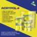 Acrypol Waterproof Roof Coating Fibre Reinforced 5kg Black ACRY-FSOLB-5