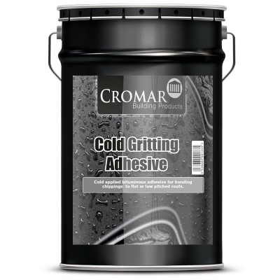 Cromar Flat Roof Cold Gritting Chipping Adhesive 25 Litre ACG-601
