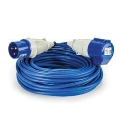 Defender Arctic Extension Lead Blue 2.5mm 32a 25m 240 Volt E85249.5