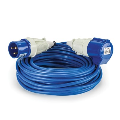 Defender Arctic Extension Lead Blue 2.5mm 32a 25m 240 Volt E85249.5