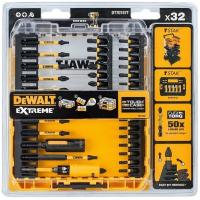 Dewalt DT70747T Extreme Flextorq Impact Driver Bit Set and Holder