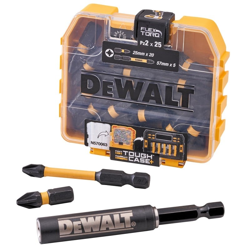 DEWALT Impact Extreme Torsion PZ2 25mm 50mm Bits Holder  