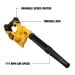 Dewalt DCV100 XR Cordless Air Blower Li-ion 18v Bare Unit DEWDCV100