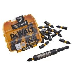 DEWALT Impact Extreme Torsion 25 PZ2 Bits Stealth Screw Guide Bit Holder DT70588T