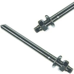 Dewalt Chisel Point Chemical Anchor Stud Zinc M10 x 130mm Box 10 DFC4130050