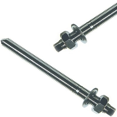 Dewalt Chisel Point Chemical Anchor Stud Zinc M12 x 160mm Box 10 DFC4130100