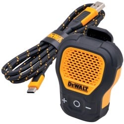 DeWalt Bluetooth Wearable Lightweight 10hr Multi-Use Speaker XMS25SPEAKER DeWalt Bluetooth Wearable Lightweight 10hr Multi-Use Speaker XMS25SPEAKER