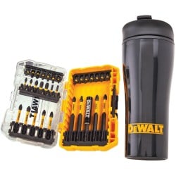 DEWALT DT70903T 32 Piece FlexTorq Bit Set & Travel Mug XMS25MUGSET DEWALT DT70903T 32 Piece FlexTorq Bit Set & Travel Mug XMS25MUGSET