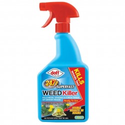 Doff SUPERFAST Weedkiller 24-7 RTU Weed Killer Spray 1 Litre F-FU-A00-DOF-04