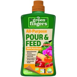 Doff Green Fingers All Purpose Pour and Feed Plant Food 1 Litre F-JK-A00-DGF