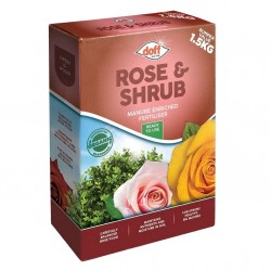Doff Rose & Shrub Feed Plant Food Manure Enriched Fertiliser 1.5kg