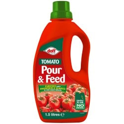 Doff Tomato Ready Mixed Liquid Pour and Feed Plant Food 1.5 Litre F-JS-A50-DOF