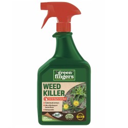 Doff Green Fingers Weed Killer Trigger Spray 1 Litre F-FU-A00-DGF SFUA00DGFK