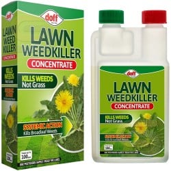 Doff Concentrated Lawn Weedkiller 200ml Broad Leaf Weed Killer F-LL-200-DOF