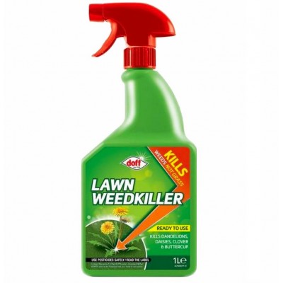 DOFF Lawn Weedkiller 1 Litre RTU Weed Killer Spray F-LP-A00-DOF-01