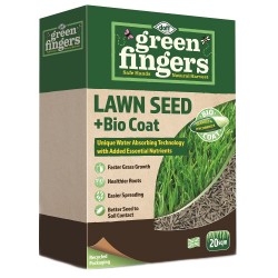 Doff Green Fingers Lawn Seed + Bio Coat Lawn Grass Seed 500g F-LC-500-DGF