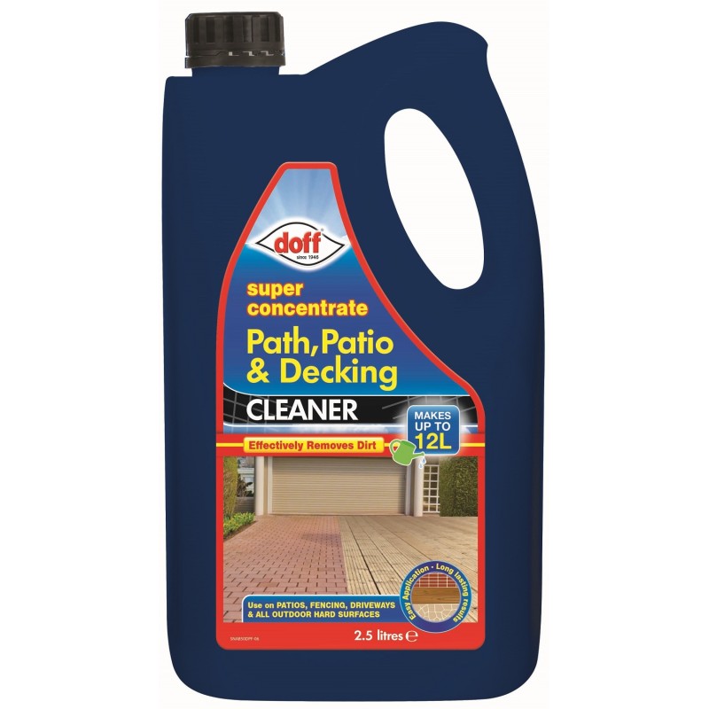 Doff Super Concentrated Path Patio Decking Cleaner 2.5 Litre FNAB50