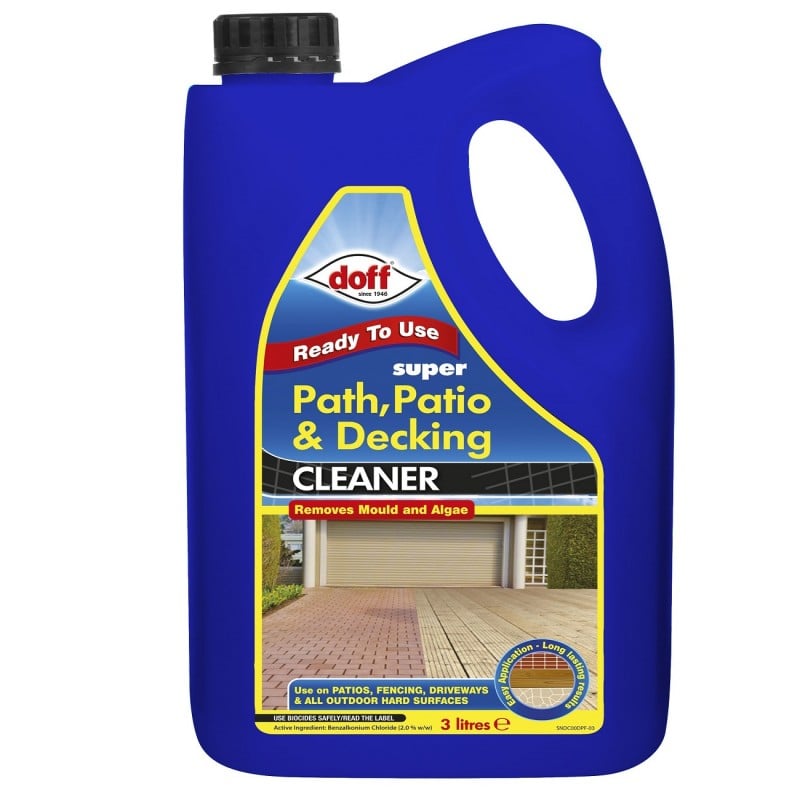 Doff Ready To Use Path Patio Decking Cleaner 3 Litre FNDC00DOF03