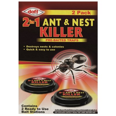 Doff 2 in 1 Ant and Nest Killer Bait Station 2 Pack DP1090