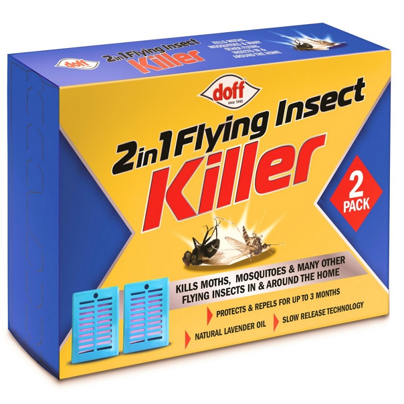Doff Flying Insect Killer Cassette Protects and Freshens Pack of 2 DP0003 Sealants and Tools