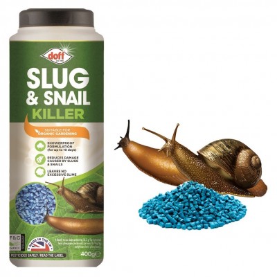 Doff All NEW Slug and Snail Killer Pellet Bait 400g F-AG-400-DOF