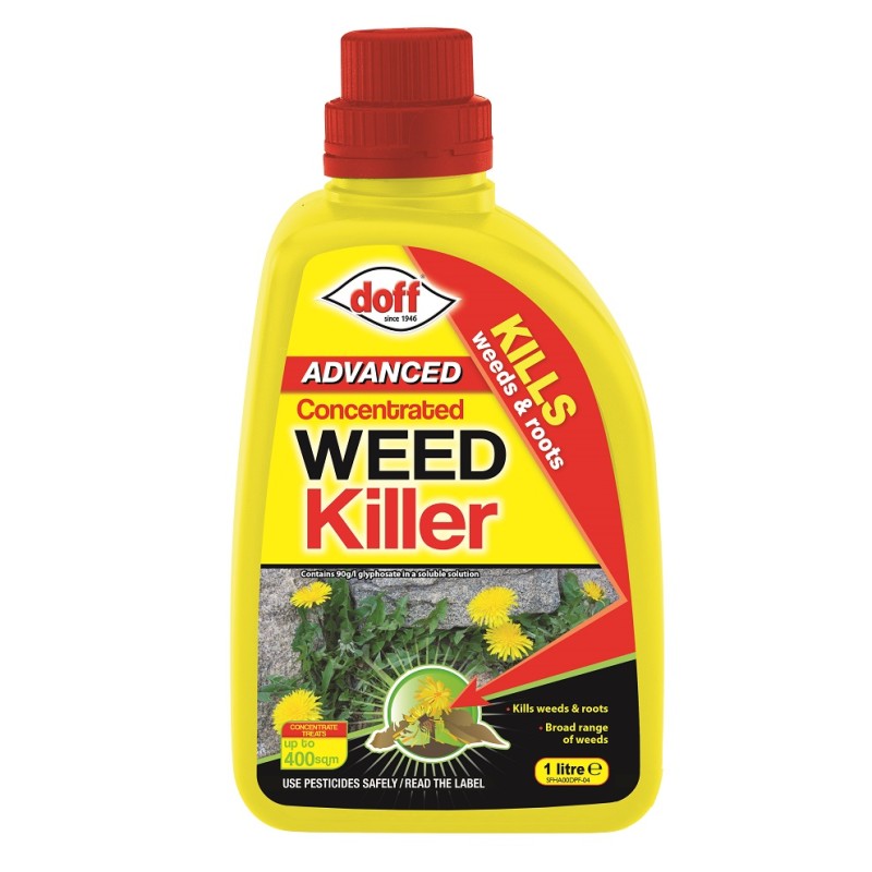 Doff Advanced Weed and Root Killer Concentrated Weedkiller 1 Litre FFH
