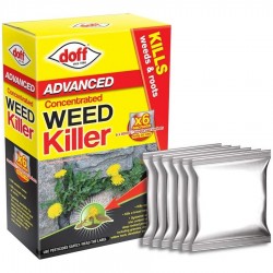Doff Advanced Weed and Root Killer Concentrated Weedkiller 6 sachets 