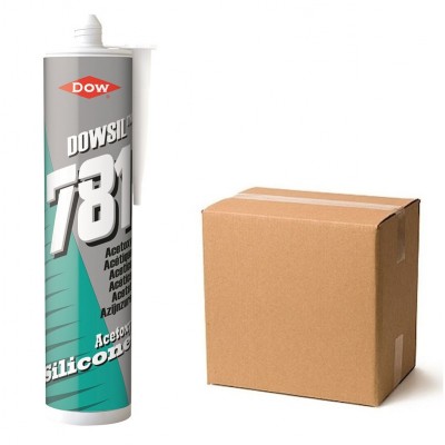 Dow Corning Dowsil 781 Acetoxy Silicone Sealant Box of 12