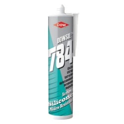 Dow Corning Dowsil 784 Silicone Sealant Clear Aluminium White Grey Black Brown 310ml