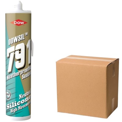 Dow Dowsil 791 LM Coloured Silicone Sealant 310ml Trade Box of 12