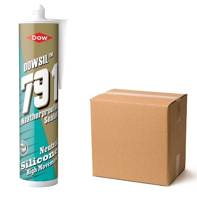 Dow Corning Dowsil 791 LM Coloured Silicone Sealant 310ml Trade Box of 12