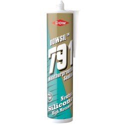 Dow Corning Dowsil 791 Weather Proofing Low Mod Silicone Sealant 310ml Cartridge