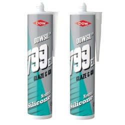 Dow Corning Dowsil 799 Plastic Glass Polycarbonate Silicone Sealant White Clear