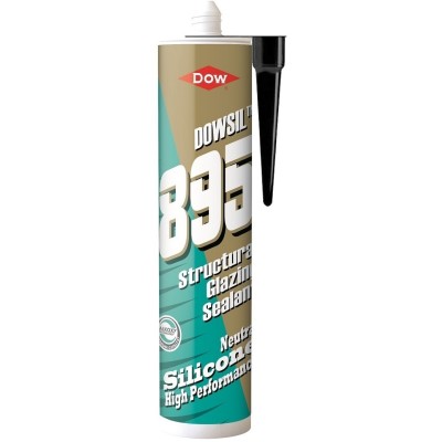 Dow Dowsil 895 Black Structural Glazing Sealant 310ml 3279090