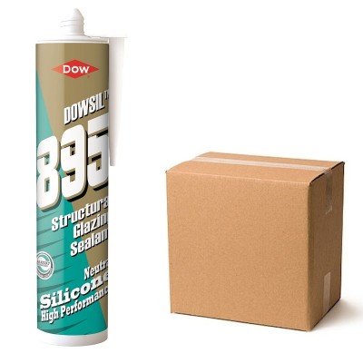 Dow Dowsil 895 310ml Box 12 White Black Grey Structural Glazing Sealant