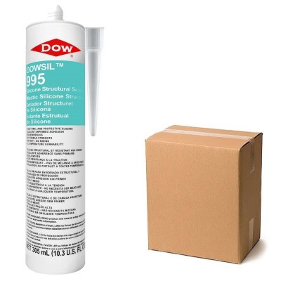 Dow Dowsil 995 Structural Glazing Silicone Sealant White Box of 12