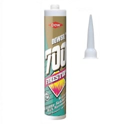 Dow Corning Dowsil Firestop 700 4hr Fire Silicone Sealant Black Grey White