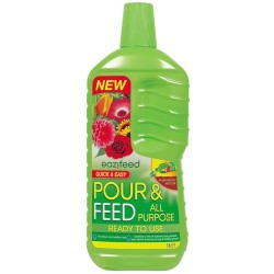 Eazifeed Pour & Feed All Purpose Liquid Plant Flower Vegetable Flower Fertiliser 1 Litre EZ020
