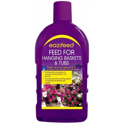 Eazifeed Hanging Basket & Flower Tub Plant Feed 500ml Liquid Food