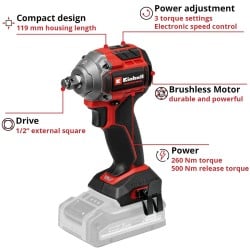 Einhell Professional 18v compact 1/2" Brushless Impact Wrench Bare Unit Gun 4510090 Einhell Professional 18v compact 1/2" Brushless Impact Wrench Bare Unit Gun 4510090
