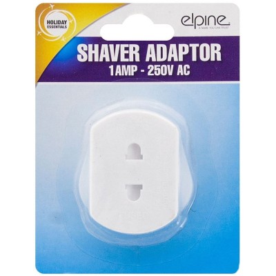 Elpine Electric Shaver 2 Pin Socket Plug Adapter 31475C