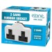 Elpine Replacement Rubber Electric Extension Cable 13 amp Double Twin Socket 30100C